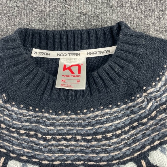 KARI TRAA Women’s Sundve Knit Sweater Crewneck in Dove size: XS - Picture 4 of 9